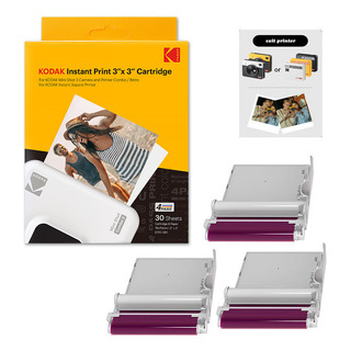 Cartucho Kodak Instant Print De 3 Pulgadas Para Mini 3 Squar Cartucho Kodak Instant Print De 3 Pulgadas Para Mini 3 Squar