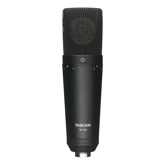 Micrófono Condensador Tascam Tm-180 Con Estuche y Araña Estudio