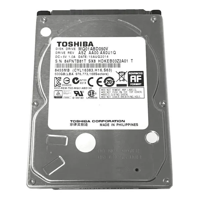 Disco Duro | 512 Gb | 2.5  | Toshiba | Usado