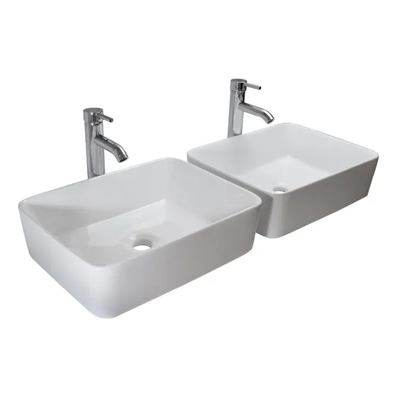 Esatto® Lavabo Moderno Borde Dual Oc-011 ¡llave Gratis! 2set