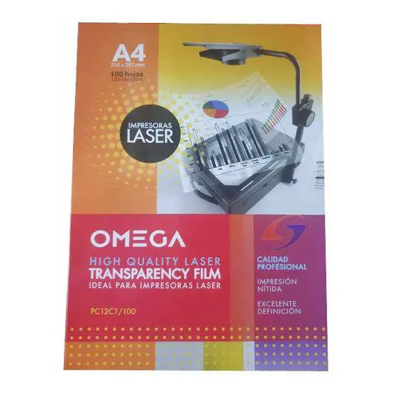 Transparencias Acetato Laser X100 Serviciopapelero