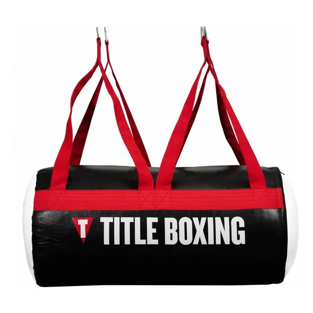 Bolsa Piel Corte Superior Color Negro Rojo Blanco 60 Libra