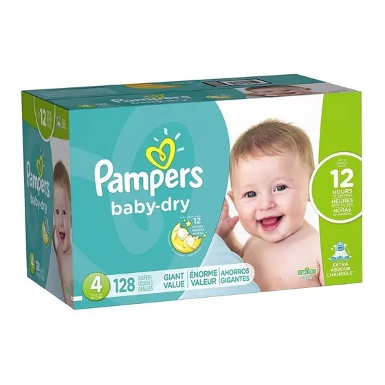 Pampers Baby Dry etapa 4 x 128 Unidades