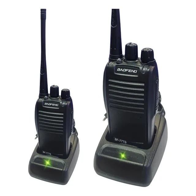 20 X Rádio Comunicador Baofeng 777s Até 6 Km + Bat Avulso