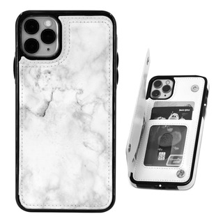 Funda Cartera Para iPhone 12 Pro/12 Blanco Marmol Piel Sinte Funda Cartera Para iPhone 12 Pro/12 Blanco Marmol Piel Sinte