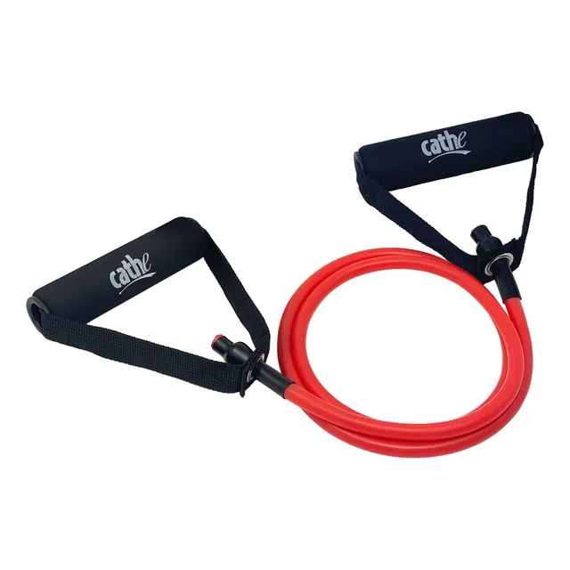 Tubo Resistencia Banda Ejercicio Cathe Tension Luz Roja Para