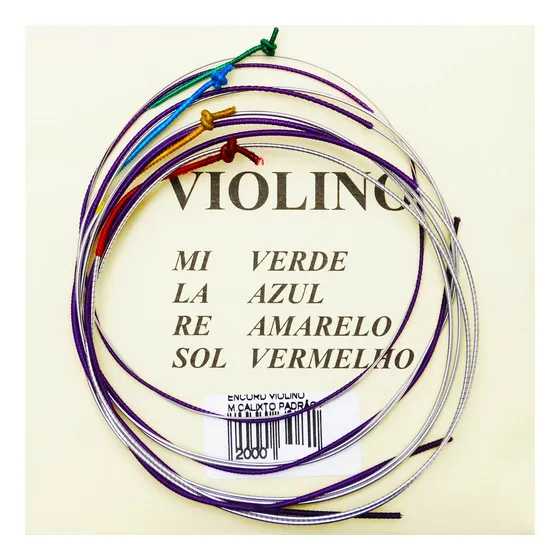 Jogo de Cordas Padrão Violino 4/4 Mauro Calixto