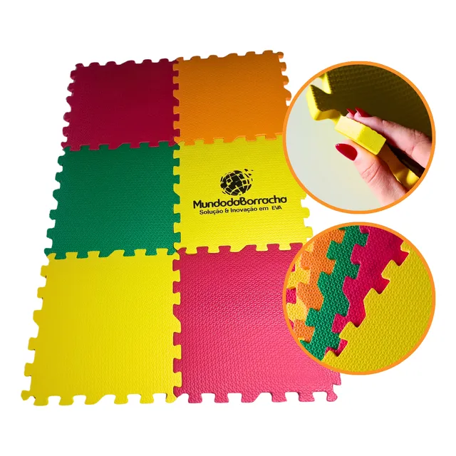 Kit 6 Tatame Eva Para Quarto Infantil E Brinquedoteca