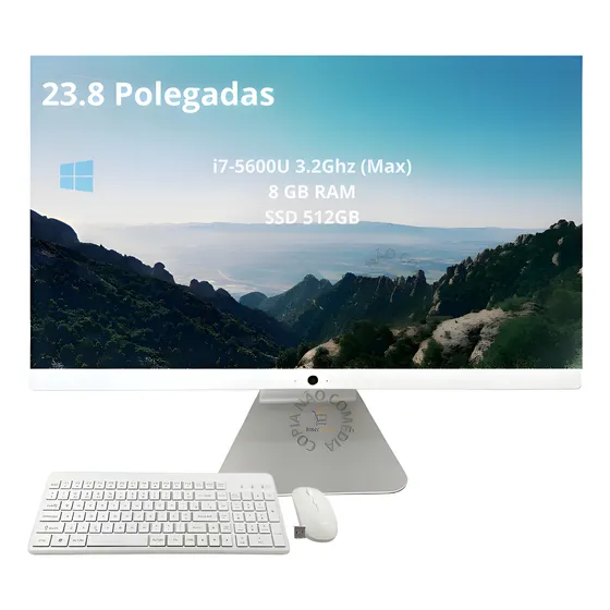 Computador All In One I7 Tela 23.8 Ssd 512gb 8gb Windows 11