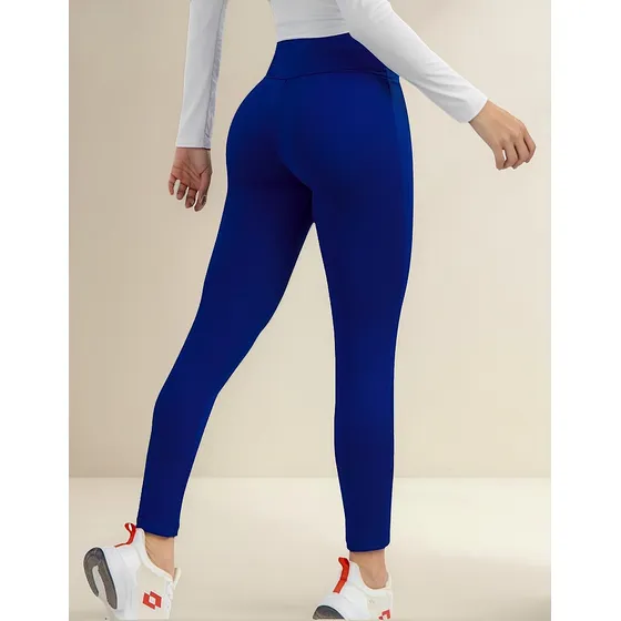 Legging Deportivo Silueta Ajustada 20021649 Azul Rey