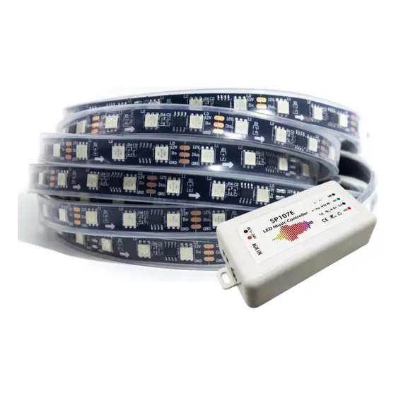 Kit Fita Led 5m 2811 Ip67 12v/controladora Central Vu Sp107e