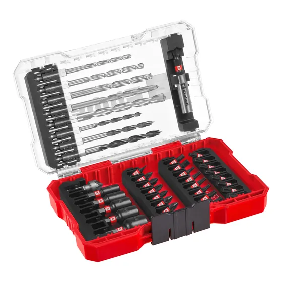 Set 39 Piezas Brocas Metal-concreto-madera Y Puntas Einhell