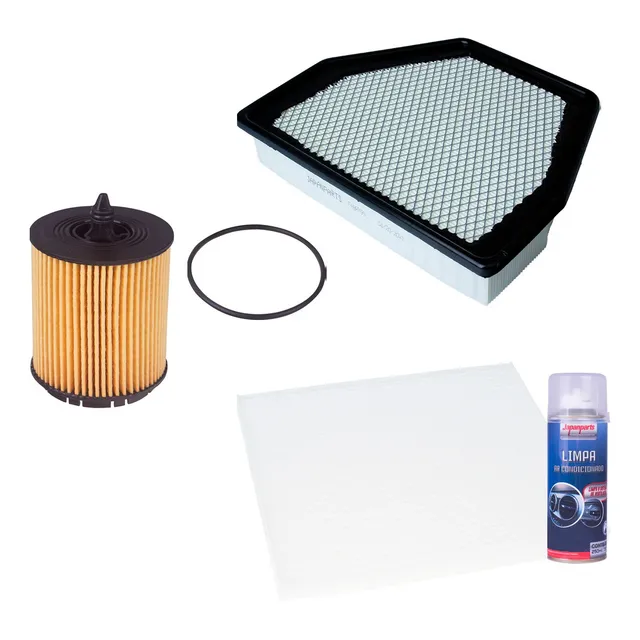 Kit Filtro Ar Óleo Cabine Captiva 2.4 2009 2010 2011