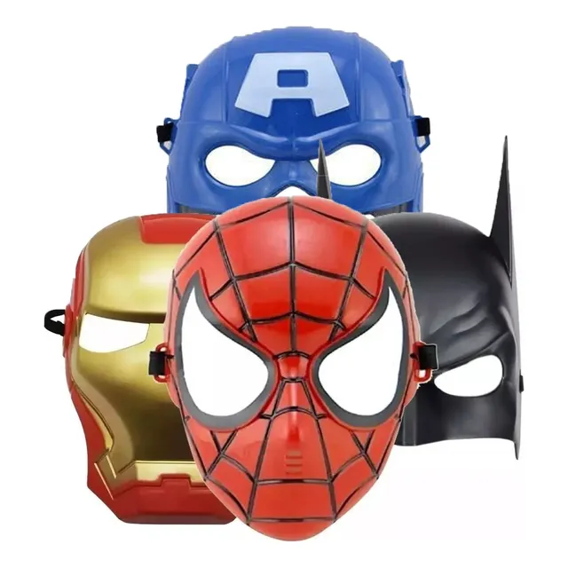Mascara Spiderman Iron Man Batman Halloween Disfraz Niños