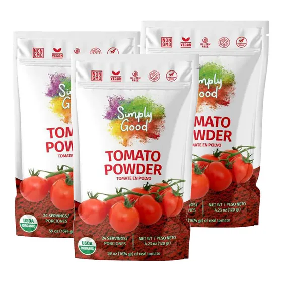 Kit X3 Und Simply Good Tomate Orgánico En Polvo X 120g