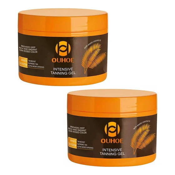 2×gel Bronceador Intensivo Lujo Para Sol Exterior 150g