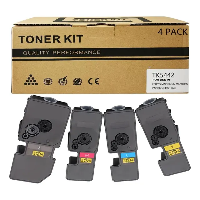 Kit 4 Toner Compatible Con Kyo Tk-5442 Ecosys Pa2100