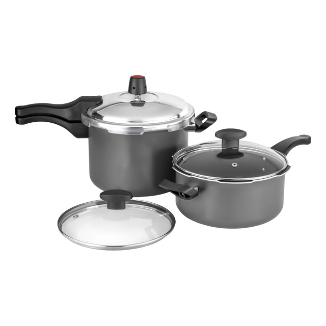 Cozillar Kit Panela Pressão 4,5l 2 Peças Antiaderente Cozillar Kit Panela Pressão 4,5l 2 Peças Antiaderente
