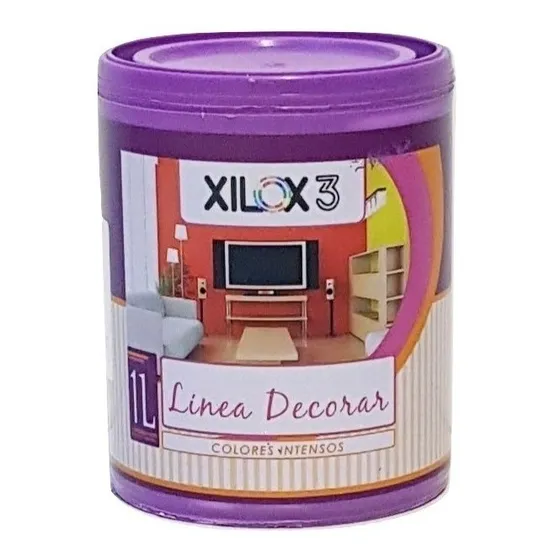 Latex  Xilox 3 Linea Decorar Acrilico Lavable - 1 Lt