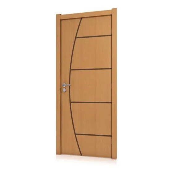 Porta Completa Frisada Madeira 214x87 C/batente Completa