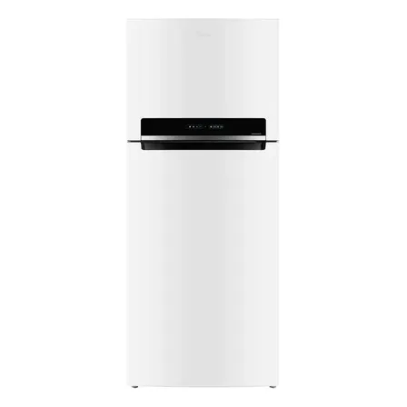 Geladeira Midea Frost Free Duplex Inverter 473l Com Painel Digital E A Alarme De Porta Aberta Branca Bivolt Branco 127/220v