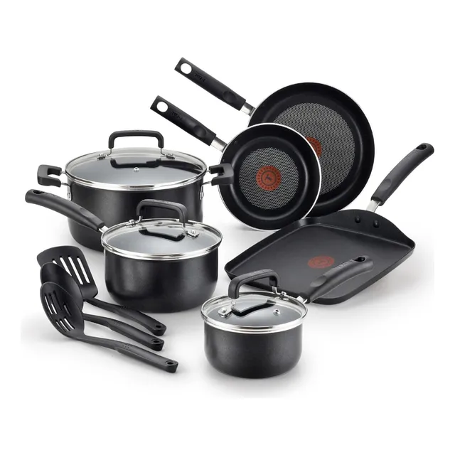 Juego De Ollas Y Sartenes T-fal Antiadherente 12 Piezas