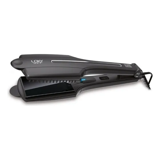 Planchita de pelo GA.MA Italy Salon Exclusive Loky Box negra 220V