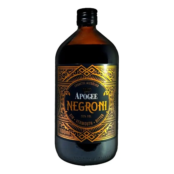 Gin Apogee Negroni Vermouth Bitter Gin 1 Litro