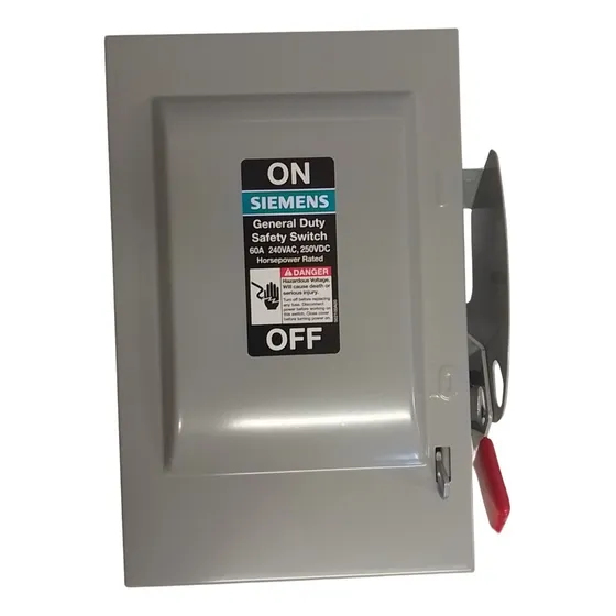 Interruptor De Seguridad Sin Fusibles 3p 60a 240v