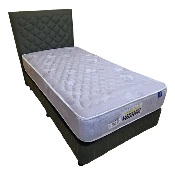 Cama Individual Box Y Colchón Ortopédico Colvenca Adultos