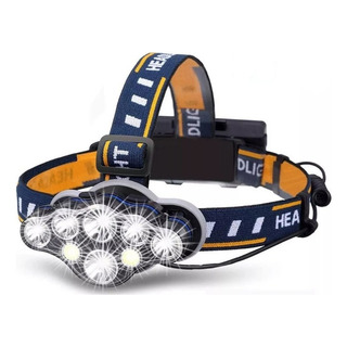 / Lampara Led Tipo Minero De 8 Leds Con Baterias Recargables / Lampara Led Tipo Minero De 8 Leds Con Baterias Recargables
