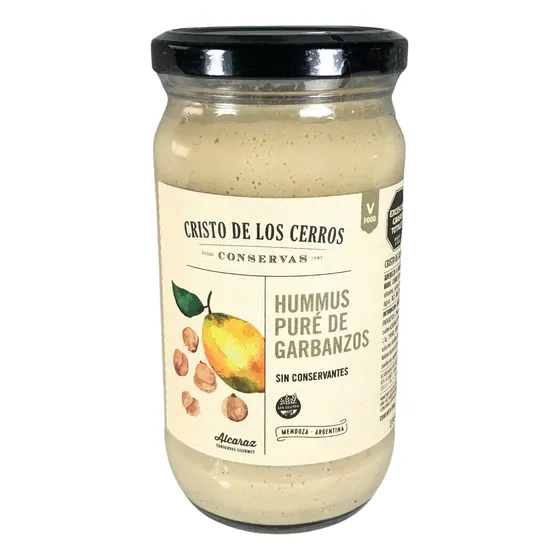 Hummus Pure De Garbanzo Cristo De Los Cerros X 300 Gr.