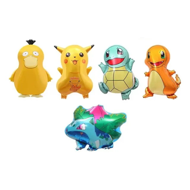 Cinco Globos Personajes Pokemón