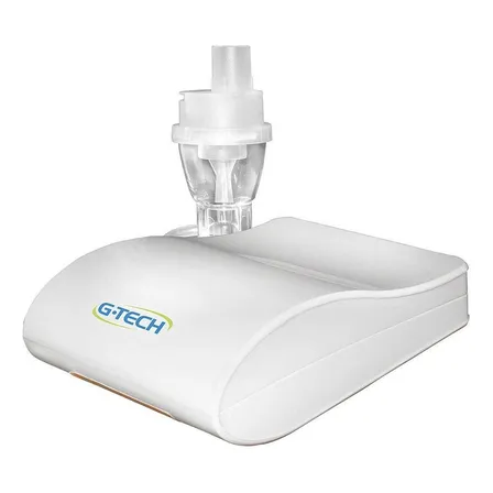 Nebulizador E Inalador Bivolt Super Flow Compact Dc1 G-tech