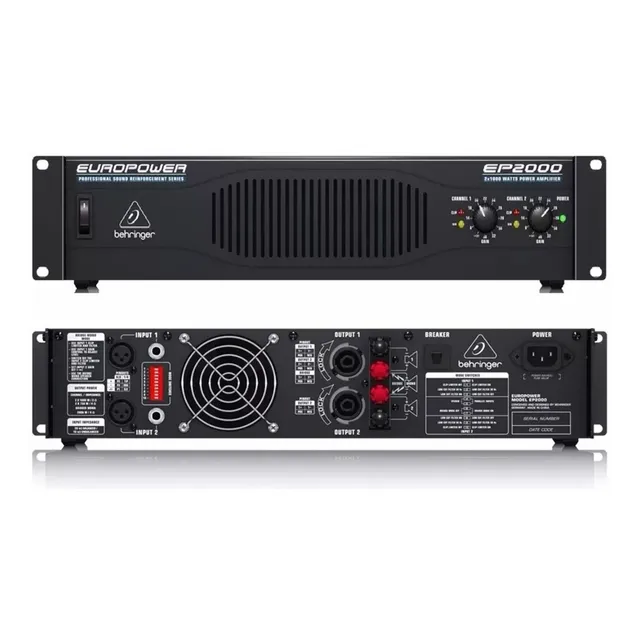 Power Amplificador Behringer Ep2000
