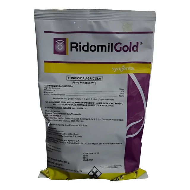 Fungicida Ridomil Gold 375gr - Metalaxyl-m + Mancozeb