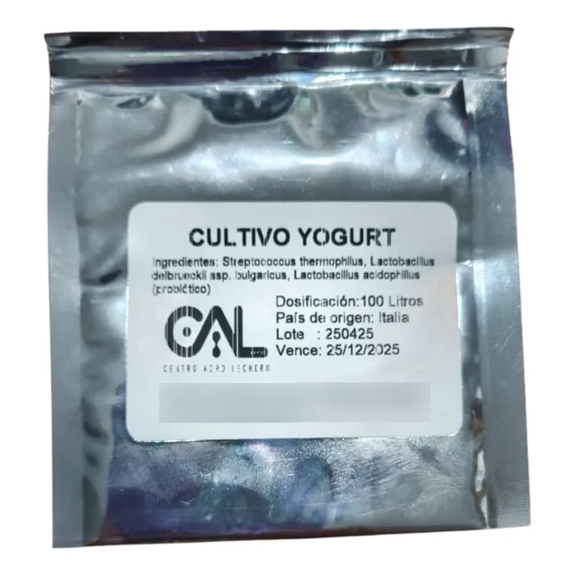 Cultivo Para Elaborar Yogurt Probiotico 100litros