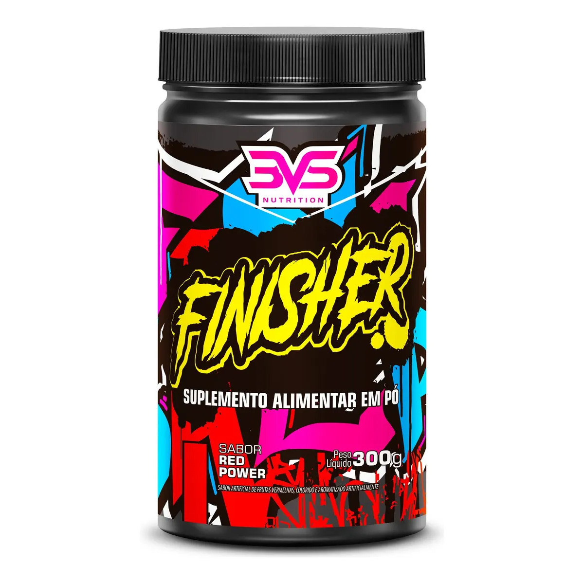 Pós Treino / Intra Treino Finisher 300g - Sabor: Red Power - Fórmula Exclusiva Com 7 Ingredientes Que Auxiliam Na Recuperação Pós Treino Amino Energy