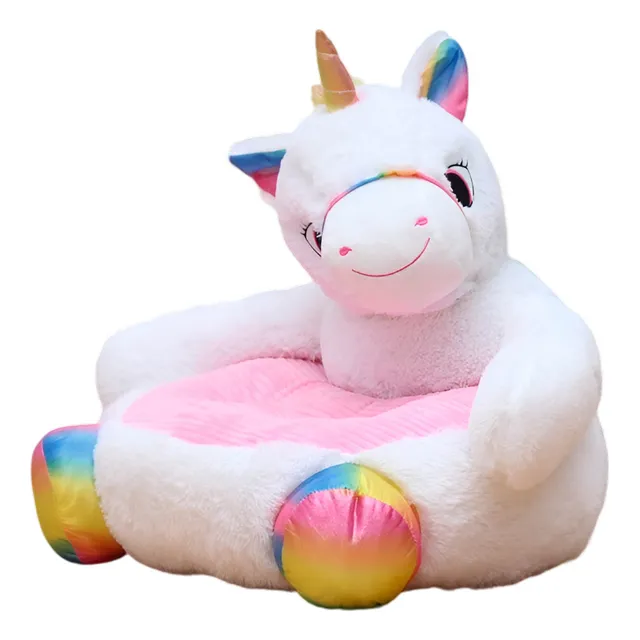 Sillón Puff Peluche Asiento Niños Animales Infantil - El Rey