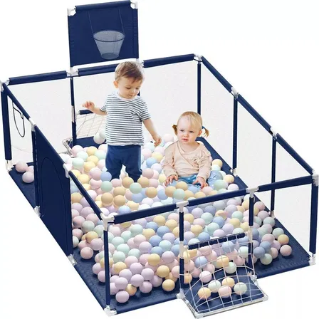 Corralito Para Bebe+1000 Pelotas De Colores
