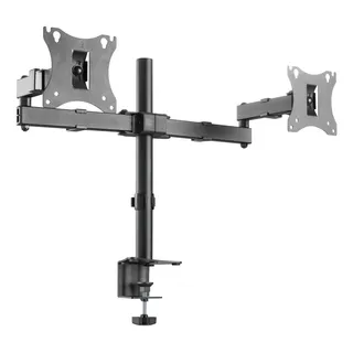 Suporte 2 Monitores Duplo Braço Articulado Fixa Mesa Vesa Suporte 2 Monitores Duplo Braço Articulado Fixa Mesa Vesa