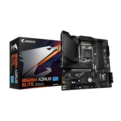 Placa Louca Gigabyte B850m Aorus Elite Wifi6e Ice Amd Am5
