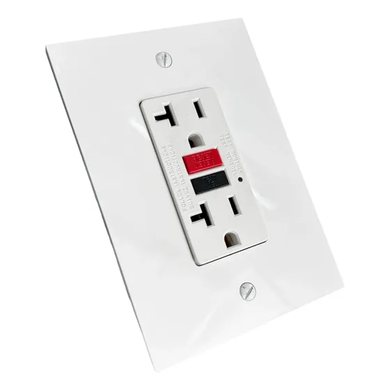 Toma Corriente Doble Protección A Tierra Gfci 120v 20 Amp