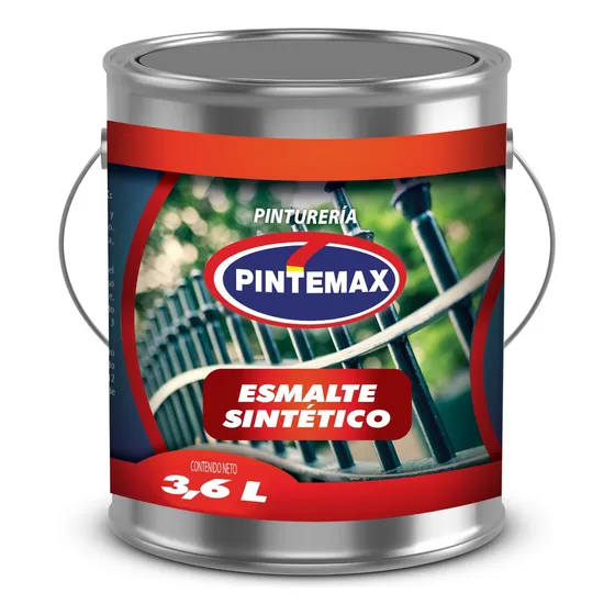 Esmalte Sintetico Pintemax 3,6 Brillante, Mate Y Satinado. Color Tiza Satinado