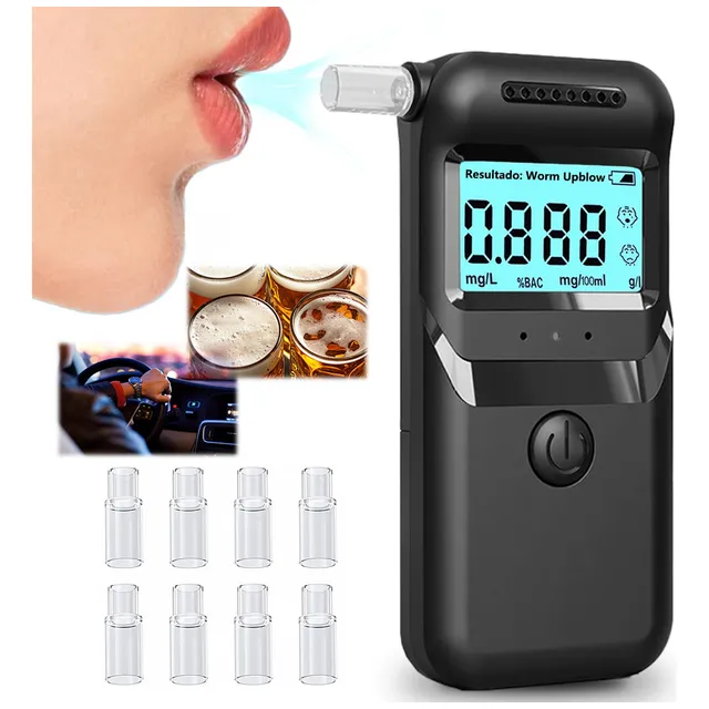 Alcoholimetro Sentech Alcolimetro Led Mascarillas (9pcs)
