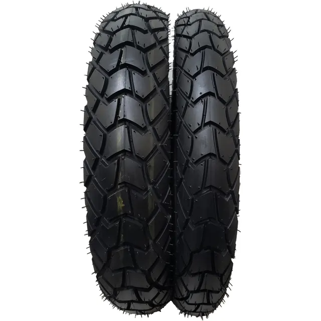 Par Pneu 120/80-18 E 90/90-19 Viper Maggion Cb450 Cb400 Novo