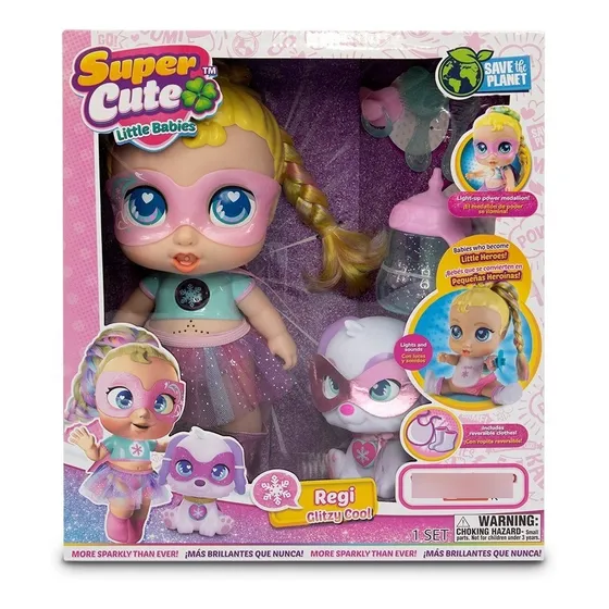 Muñeca Regi Y Su Mascota Snowball Super Cute