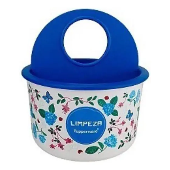 Tupperware  Tupper Clean Porta Sabão / Detergente Floral