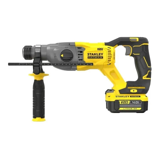 Rotomartillo Stanley SBH900M2K Sds Plus A Bateria Brushless 2 Joules Color Amarillo/Negro Frecuencia 50