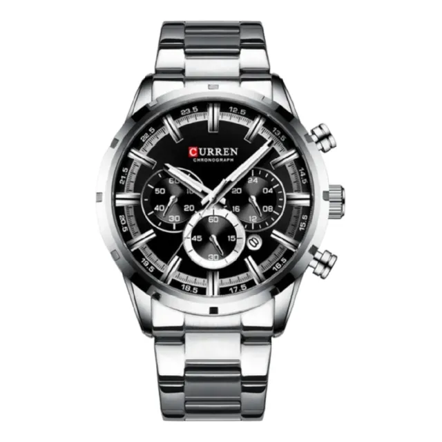 Reloj Curren Pulsera De Acero Inoxidable De Caballero